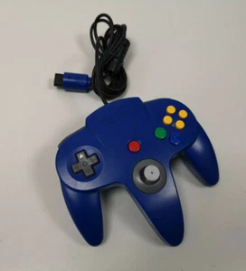 1x Original Nintendo 64 , N64 Controller in blau - Bild 1 von 2