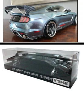 1/10 RC Car Wing set Body Shell Rear Spoiler For Kyosho Pureten Fazer fw05 fw06 - Picture 1 of 8