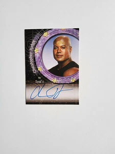 Stargate SG-1 Season 7 Auto A61 Christopher Judge as Teal'c V.Limited - Picture 1 of 2