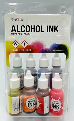 Alcohol Ink - 8 Pieces Set - #AIORG - Image 1 of 2