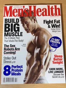 Australian Men's Health Magazine August 2016 Tom Hopper Hafþór Hafthor Bjornsson - Picture 1 of 7
