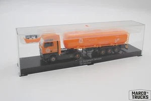 AWM MAN TGA XXL tank semi-trailer, orange "GE TIP Services" 1:87 /AW2981 - Picture 1 of 1