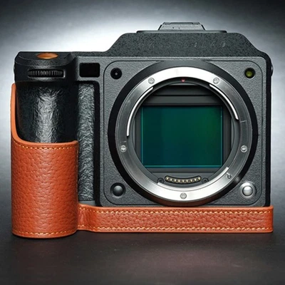Funda protectora de cuero hecha a mano para cámara Hasselblad X2D II 100c Foto 1 de 4