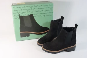 Kensie Mujer Botines Kayla Negro Gamuza Botines Talla 6 Zapatos NUEVO en CAJA - Imagen 1 de 7