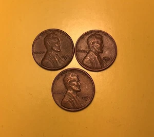 3-1958-D Lincoln Cents SEE PHOTOS FOR CONDITION - Picture 1 of 2