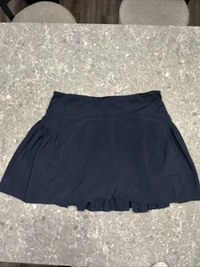 Athleta Skort Rüschen blau Rock Damen Large Tall Swagger Tennis Golf Pickle - Bild 1 von 6