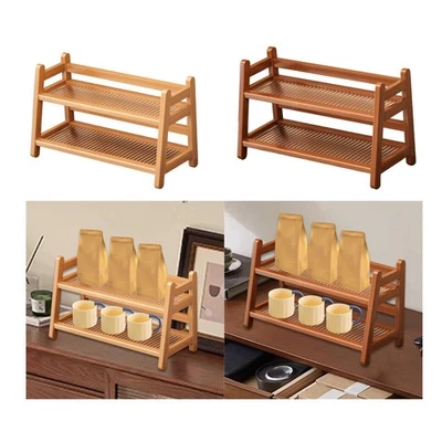 Syrup Bottle Holder Stand for Coffee Bar Seasoning Holder for Vanity Desktop - Image 1 of 2