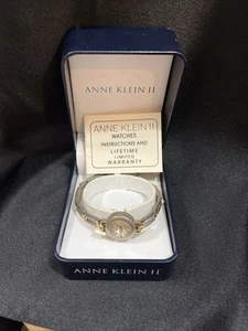 Anne Klein II Women's Wrist Watch 10/4735 Water Resist 1998 Not Working READ - Picture 1 of 23