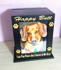 Custom Pet Urn Memorial | Cat & Dog BEAUTIFUL Cremation Box - Picture 1 of 9