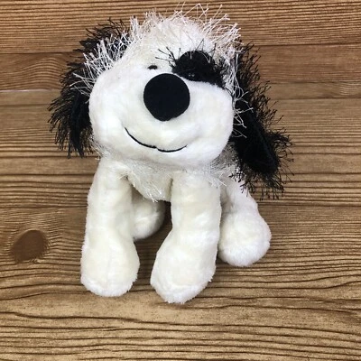 Ganz Black & White Cheeky Dog HS192. 9” From Head To Tail. - Image 1 of 4