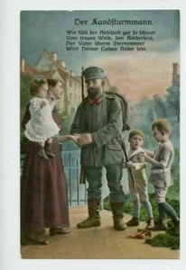 Postal de colección Primera Guerra Mundial alemán frente interno propaganda novia soldado uniforme   - Imagen 1 de 2