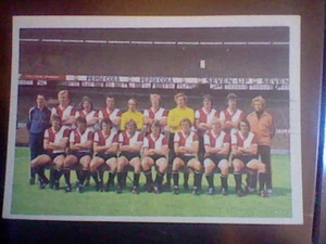 card ED. FHER 1975 never used FEYENOORD HOLLAND TEAM - Picture 1 of 2