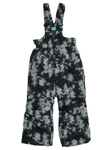 Iceburg Boys Black & Gray Tie Dye Snow Bibs Ski & Snowboard Pants Medium (6) - Picture 1 of 2