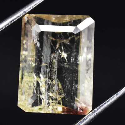 6.10 克拉天然双色碧玺辐射 GTL 认证未经处理稀有宝石 — 第 1/4 张图片