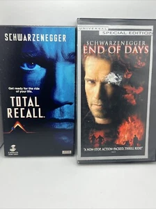 Total Recall (VHS, 1990) und End Of Days (VHS Special Edition) Schwarzenegger - Bild 1 von 15