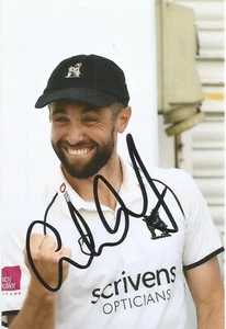 WARWICKSHIRE CRICKET: CHRIS WOAKES SIGNED 6x4 CELEBRATION PHOTO+COA - Picture 1 of 1