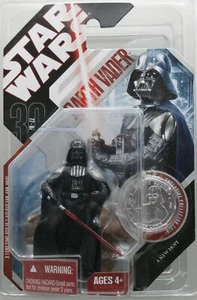 Star Wars 30th Anniversary #16 Darth Vader (Hasbro, 2008) New on Card - Picture 1 of 3