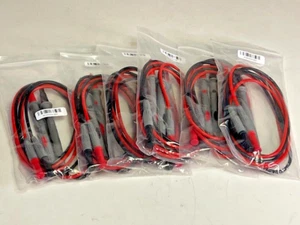 LOT OF 6: Rigol LD-DM Set of Red & Black Test Leads - Probes for Multimeters - Picture 1 of 3
