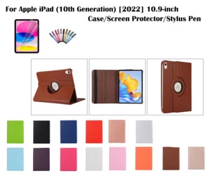 360°Rotate PU Leather cover case for Apple iPad [10th Generation] 10.9"  (2022) - Bild 1 von 15