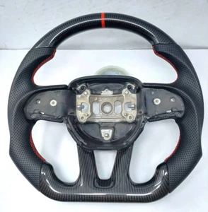 REAL Carbon Fiber Steering Wheel For Dodge Challenger SRT 2015+ - Picture 1 of 6