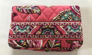 Vera Bradley CALL ME CORAL One For The Money KOMPAKTE Taxi-GELDBÖRSE für HANDTASCHE NEU MIT ETIKETT - Bild 1 von 5