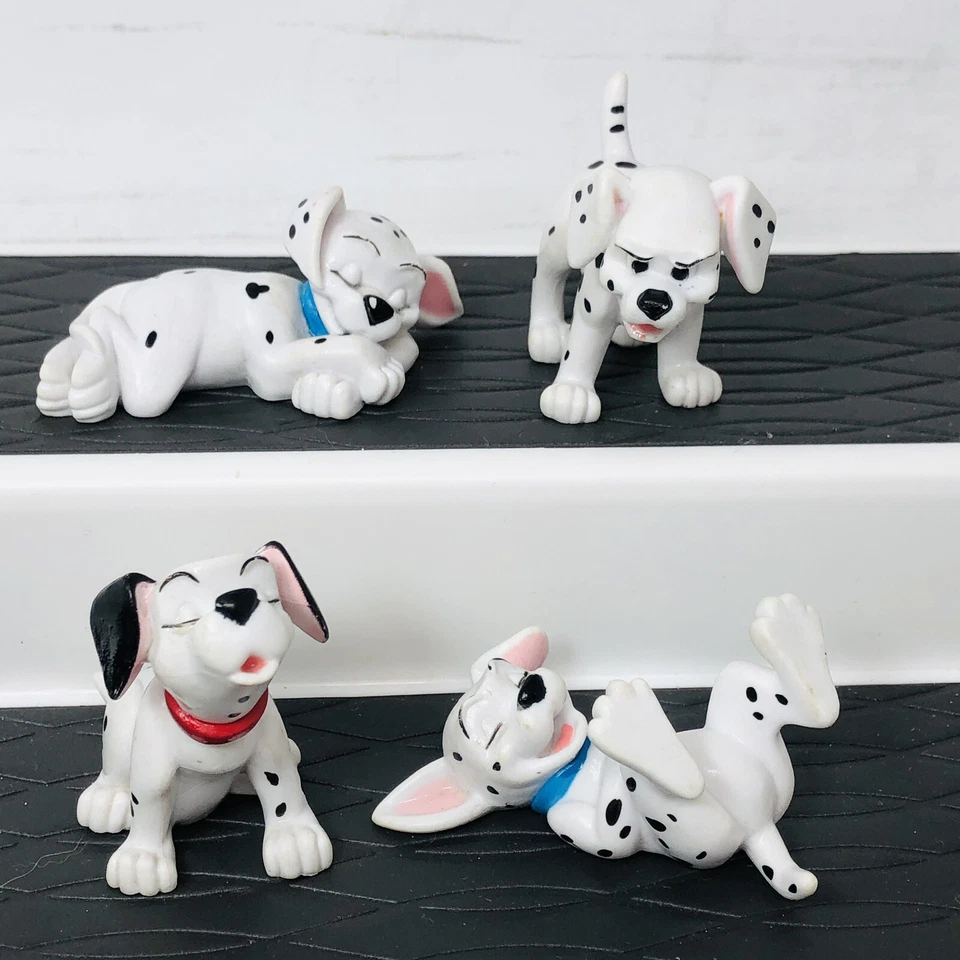101 Juguetes Dalmations Lote de 4 Figuras Disney PVC Cachorros Foto 1 de 4