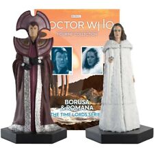 Eaglemoss - Doctor Who Figurine Collection: Borusa and Romana Time Lords Set NEW