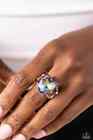 Paparazzi PRISMATICALLY PRONGED multi UV shimmer ring