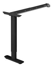 Esteem Height Adjustable Left Return Power Base for 30-60" Table Tops - Black
