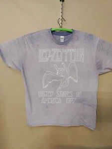 1977 Led Zeppelin vintage concert tshirt United States of America concert 2XL - Picture 1 of 16