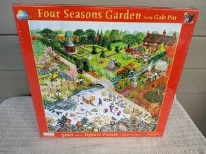 SunsOut 52421 Four Seasons Garden Gale Pitt 500 Piece Jigsaw Puzzle New Sealed - Picture 1 of 9