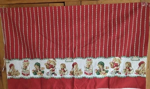 Daisy Kingdom Cherished Teddies Christmas Border Fabric 1 Yard New - Picture 1 of 6