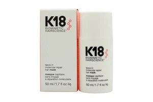 K18 LEAVE-IN MOLECULAR REPAIR HAIR MASK 50ML. NEW. FREE SHIPPING - Picture 1 of 1