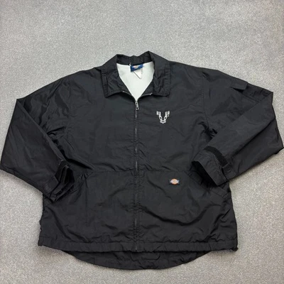 Dickies Jacket Adult Large Black Chore Work Wear Bomber Lined Coat Mens - Image 1 of 4