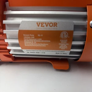 Vevor KQ-1K 1/5 HP 3.5 CFM AC Vacuum Pump (Used Once) Very Nice - Picture 1 of 11
