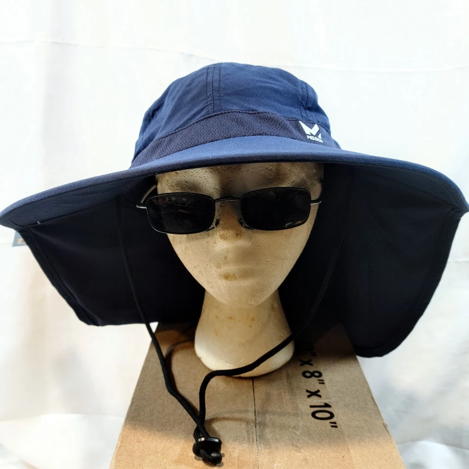 Sombrero y nuca protector solar Mission Cooling (azul marino, verde bronce, carbón y caqui) Foto 1 de 1