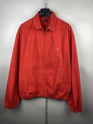 Vintage 80s Yves Saint Laurent YSL Mens Cotton Zip Bomber Jacket Size M - Image 1 of 4