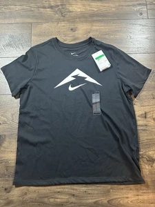 Nike Trail Dri-FIT T-Shirt FQ4987-010 Damen XL Neu mit Etikett Schwarz/Weiß - Bild 1 von 4
