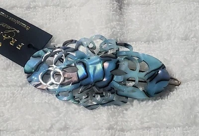 France Luxe elegant Chicago Barrette with Tige Boule Clasp French Clip - Image 1 of 4