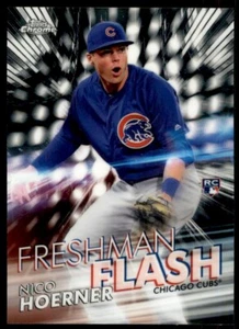 2020 Topps Chrome Freshman Flash Nico Hoerner #FF-10 RC Chicago Cubs - Bild 1 von 2