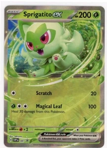 Sprigatito ex 087 Sv: Scarlet & Violet Promo Cards Holo - Picture 1 of 2