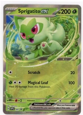 Sprigatito ex 087 Sv: Scarlet & Violet Promo Cards Holo - Image 1 of 2