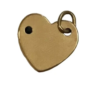 Wren Studio Charm Chapado en Oro Corazón Collar Colgante Estrás Sin Cadena - Imagen 1 de 1