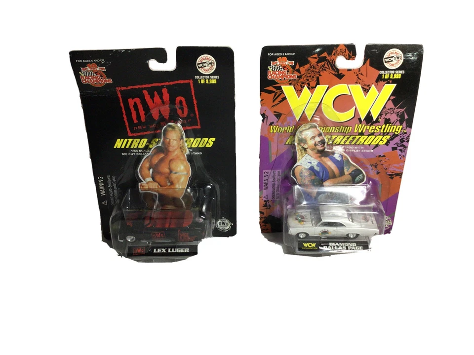 2 autos diecast Lex Luger - Diamond Dallas Page WCW NUEVO SIN ETIQUETAS Foto 1 de 1