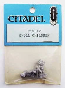 Citadel RAFM FTG-12 Gnoll Children Sealed Blue Catalogue 1981 Rare Pre Slotta - Picture 1 of 2
