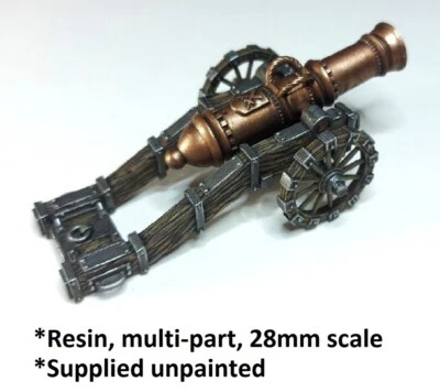 Cannon of the "Old Empire" 28mm - 32mm Scale Resin No Crew *WarPig* *NEW*