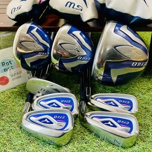 Women Mizuno Fullset Efil8 1w 5w 5ut EURUS Iron 79PS 8pics L Flex Golf Ladies - Picture 1 of 24