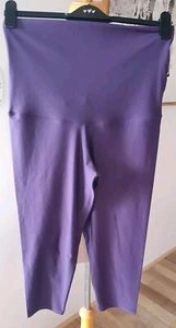 EXOTICATHLETICA dark purple cropped work out pants - XL - BNWOT - Picture 1 of 2
