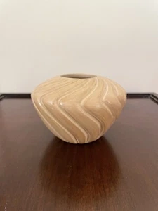 Vintage Native American Jemez Polished Tanware Pottery Vase By Pauline Romero - Picture 1 of 5