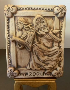 2001 STEVE DE PERROT PENNSYLVANIA REDWARE CHRISTMAS PLAQUE LTD. ED. #150/400 - Picture 1 of 7